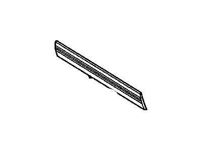 1987 Pontiac Grand Am Door Moldings - 12392489