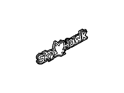 25512314 GM Nameplate, Front Illustration 1 of 1