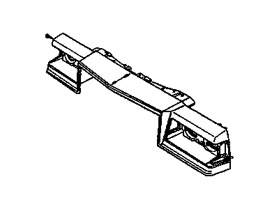 25519591 GM Header Panel, Front Illustration 1 of 1