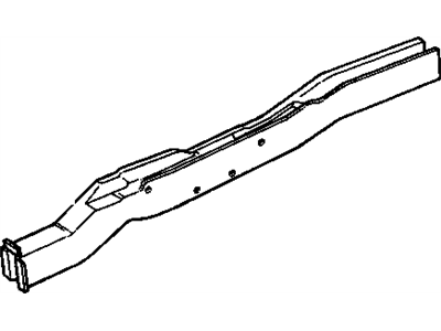 15616325 GM Rail Extension, Passenger Side Illustration 1 of 1