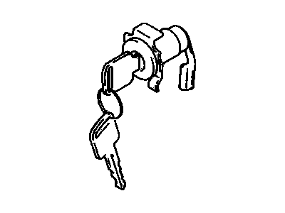 2000 Chevy Metro Trunk Lock Cylinder - 91174084