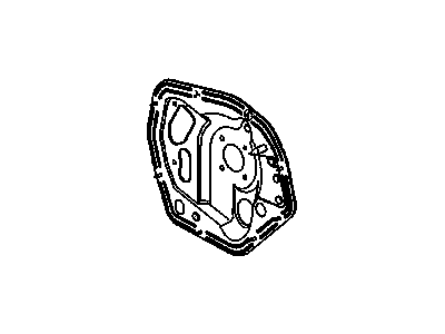 GM 15857962 Plate, Shroud And Dash And Vent Duct Panel