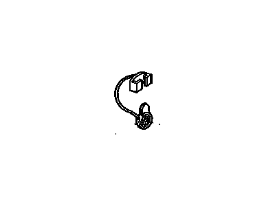 Cadillac 12386445 ADJUSTER,REAR SEAT SHOULDER BELT GUIDE(NEUTRAL)(COMFORT GUIDE CLIP)