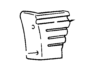 Pontiac 88891536 Lower Molding