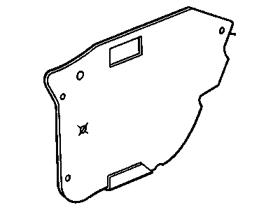 Buick 22581528 Water Shield