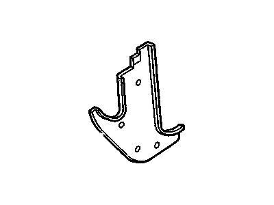 GMC 15608345 PANEL,BODY HINGE PILLAR TRIM(BLUE)(16.551)