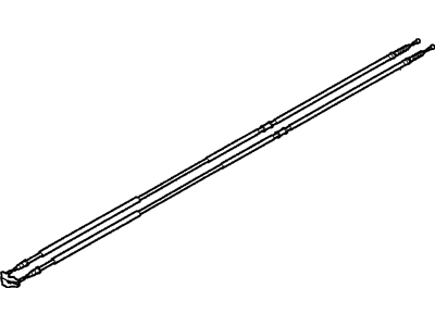 Saturn Parking Brake Cable - 13340395