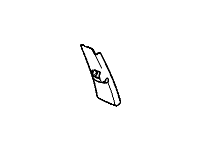 Chevy 25965458 COVER,PASSENGER SEAT SHOULDER BELT GUIDE ADJUSTER OPENING(INCLUDES 6,7)(PART OF 1)(TITANIUM)(W/PUSHBUTTON)(W/FREE FALL LATCH PLATE ON SEAT BELT RETRACTOR)(FOR 2ND DESIGN SEE 22787558)