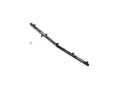 GM 14048623 Molding, Front 14048623 GM Molding, Front Illustration 1 of 1