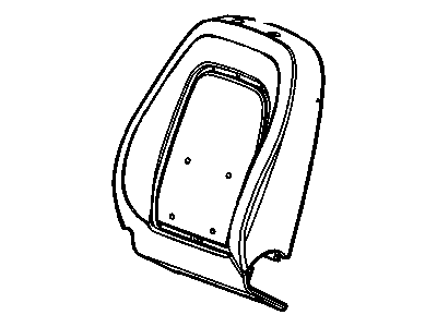 Chevy 22790738 PAD,DRIVER SEAT BACK COVER