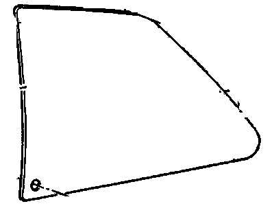 Chevy 20593242 Moveable Glass