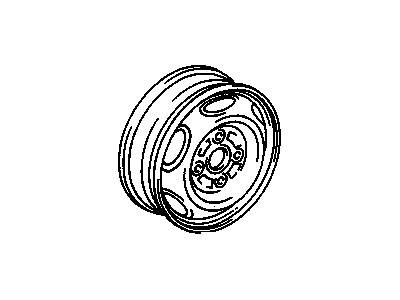 2002 Chevy Prizm Spare Wheel - 94852725