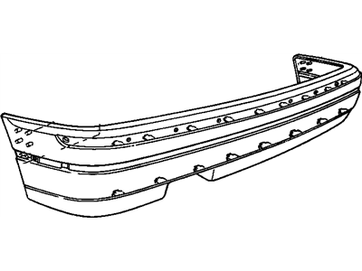 Cadillac 3543912 Bumper Cover