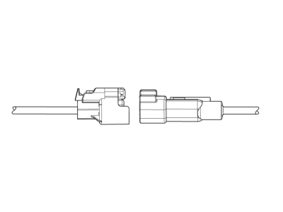 Chevy 19332380 CONNECTOR KIT,BODY WIRING HARNESS(DRIVER SEAT HARNESS TO BODY HARNESS)(BLACK)(23-WAY MALE)(W/O LEADS)(SIDE ELECTRIC CODE: X310)