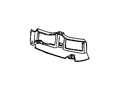 10224824 GM Support Panel, Driver Side Illustration 1 of 1