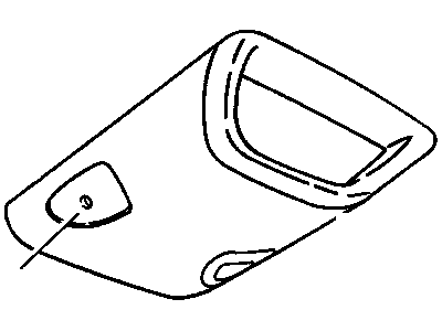 Oldsmobile 22590540 High Mount Lamp Retainer