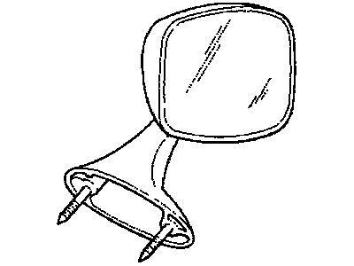 Oldsmobile Cutlass Salon Side View Mirrors - 20215089