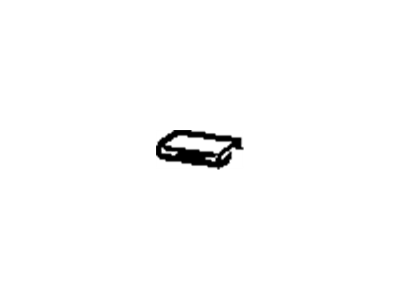 Pontiac 10169211 Seat Belt Cover