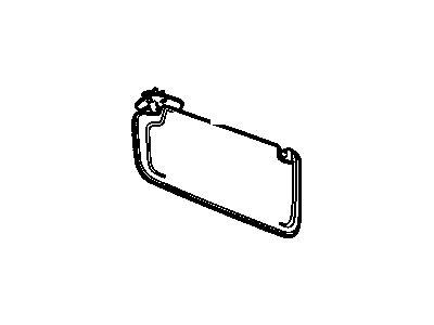 GMC 23447619 SUNSHADE,(INCLUDES 14,15)(INSTALL 0.10)(0.2 KGS)(16.070)