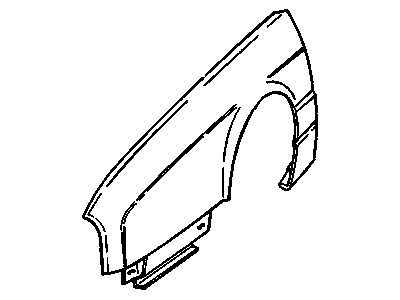 Cadillac Allante Fender - 3636324