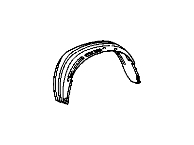 Chevy Camaro Fender Splash Shield - 14064291
