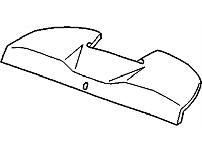 Cadillac 25677087 Package Tray Trim