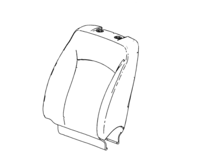 Buick 90905629 COVER,DRIVER SEAT BACK(BLACK)