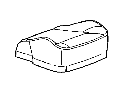 GM 20776687 Cover, Front Seat Cushion, Gray, Passenger Side GM 20776687 Cover, Front Seat Cushion, Gray, Passenger Side