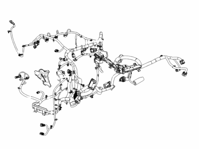 GMC 84742300 HARNESS,ENGINE WIRING(LABELED 84742300, 84828361, 84652921, 84583053)