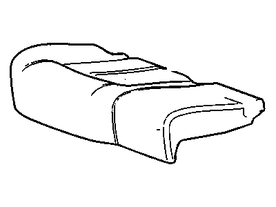 Cadillac 22894347 COVER,REAR SEAT CUSHION(LIGHT TITANIUM)