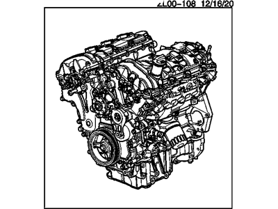 Saturn 19210828 ENGINE,GASOLINE(LONG BLOCK LESS INTAKE AND FUEL PUMP)(REMANUFACTURED-NOT FOR SALE WHERE IMPORTS ARE RESTRICTED)