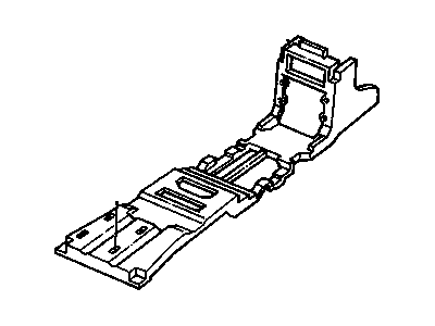 Pontiac 10040789 Console Base