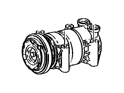 Chevy 89019367 COMPRESSOR,A/C(H6 W/CLUTCH AND O-RINGS)(SEE GROUP 9.000 "A/C COMPRESSOR ASM" FOR DETAILED ILLUSTRATED VIEW.)