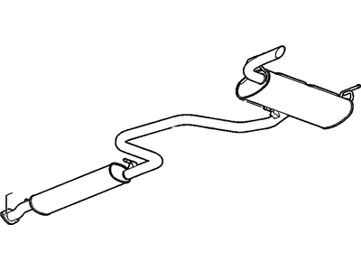 Pontiac G6 Muffler - 25923023