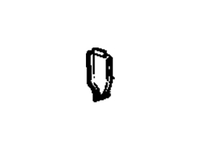 466751 GM Lock Pillar Extension, Driver Side Illustration 1 of 1