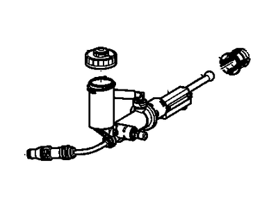 GMC Clutch Master Cylinder - 12572805