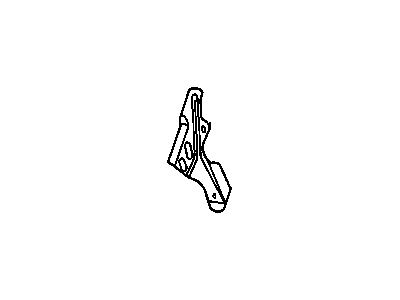 GM 14107899 Seat Bracket Brace, Rear Driver Side 14107899 GM Seat Bracket Brace, Rear Driver Side Illustration 1 of 1