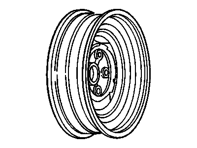 GMC 9591711 Wheel, Standard