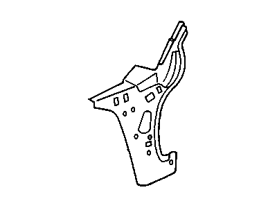 GM 20636331 Hinge Pillar, Driver Side GM 20636331 Hinge Pillar, Driver Side