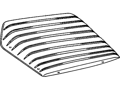 Pontiac 998386 Sunshade Fins