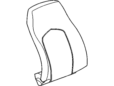 25780305 GM Cover, Front Seat Back And Back Of Back Illustration 1 of 1