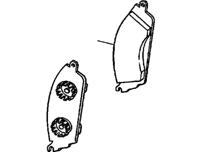 Chevy Corvette Brake Pad - 12518935