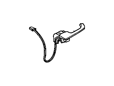 Cadillac 20480173 Handle, Outside