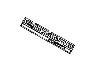 Buick 20576641 Nameplate