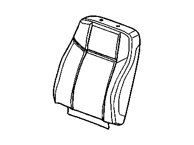 Hummer 25807328 COVER,DRIVER SEAT BACK(MOROCCO)(BACK BOTTOM TOEKICK=CARPET)(1ST DESIGN SEE 10399398)