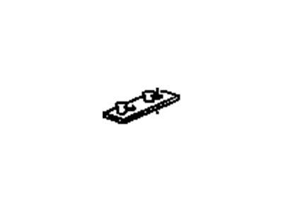 Chevy 10289507 BRACKET,CHILD SEAT RESTRAINT SYSTEM PASSENGER SEAT REAR(PART OF 1)(BOTTOM SIDE)(12.184)