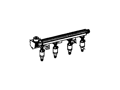 Pontiac Fuel Rail - 17112254