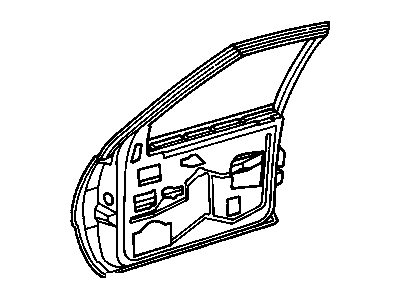 Buick 12503300 Door Shell