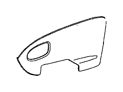 Saturn 21304057 INSERT KIT,FRONT SIDE DOOR TRIM PANEL(EBONY)