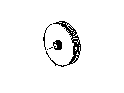 Chevy 12605677 PULLEY,P/S PUMP(PHYSICAL IDENTIFICATION CODE 4004 & 5677)
